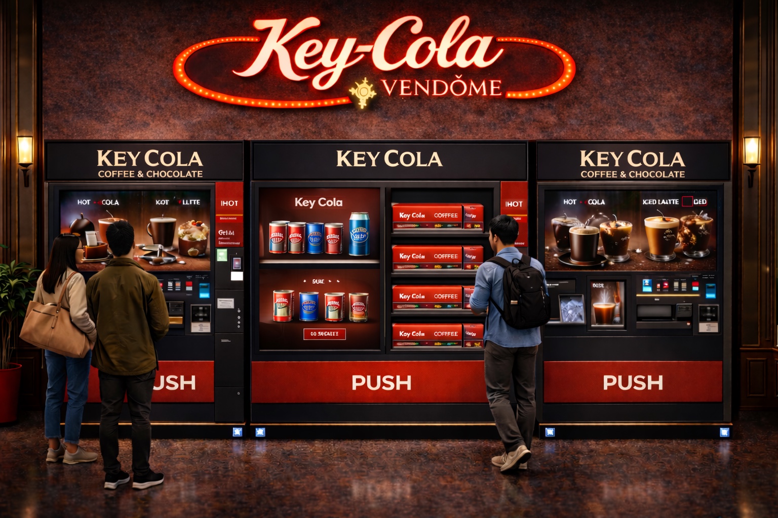 K-Cola beverage machines
